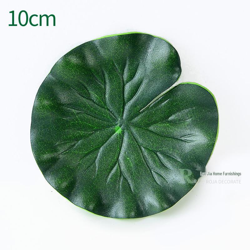 Artificial Lotus Leaf Water Lily for Pond, Fish Tank Decoration, Landscaping, or Buddha Ornaments