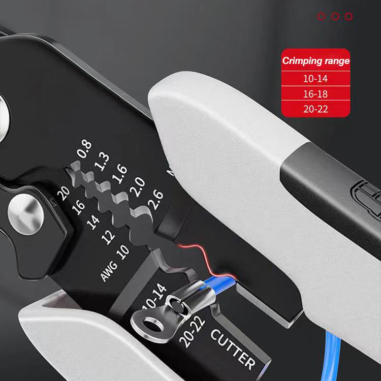 Multifunctional Special Wire Stripping Pliers for Electrician Cutting Wire Stripping Skin Pressing Wire Winding Scissors