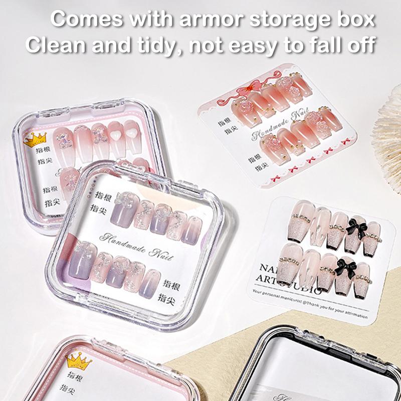 1 Sheet Double-Side Nail Adhesive Tape Cut-Free Crystal Tape Nail Art Display Tool Strong Non-Marking Tape For Work Boards