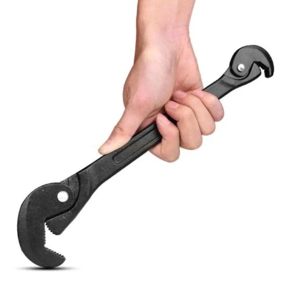 Industrial Grade Multifunctional Tool Continuous Teeth Basin Wrench Adjustable Wrench Repair