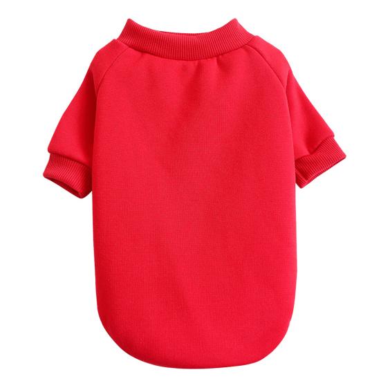 Yousheng Pet Sweater Round Neck Solid Color Thickening Cat Dog Knitwear Sweater for Autumn