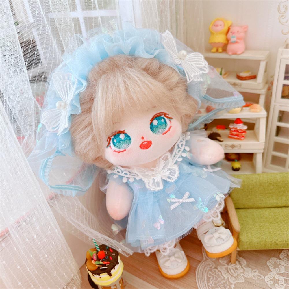 Wedding Dress 20cm Cotton Doll Clothes Outfit Plush Doll Clothes Doll Accessories