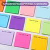 12 Pieces Funny Sticky Notes with Saying for Office Work Snarky Note Pads Sucks Complaining Quotes Vibrant Negative Passive Office Notepads Memo Pad