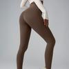 High-Waisted Seamless Yoga Leggings With Pockets Womens Slim Fit Workout Pants Breathable Compression Tights