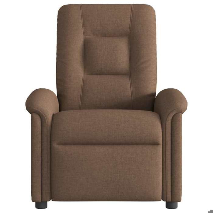 VidaXL Reclining Massage Chair Brown Fabric, Massage Chair, Armchair, Sofa Armchair, Office Chair of 4015630