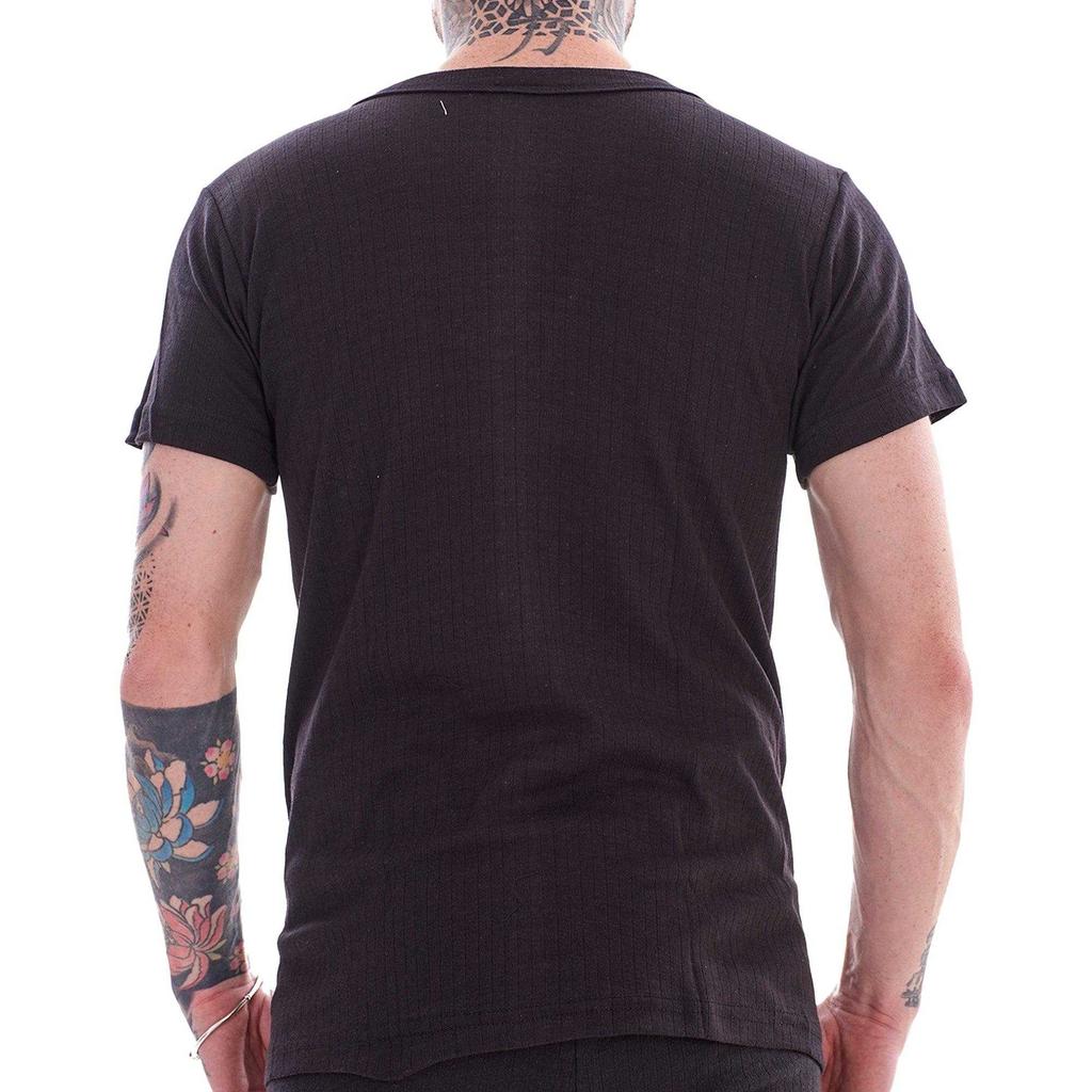 Heatforce Men's Thermal V-Neck Short-Sleeved Base Layer Top (Pack of 3)