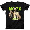 Jesus Never Trust A Hippie NOFX Music Gift Black Tee T Shirt Summer Men's and Women's Loose and Breathable T-shirt Top