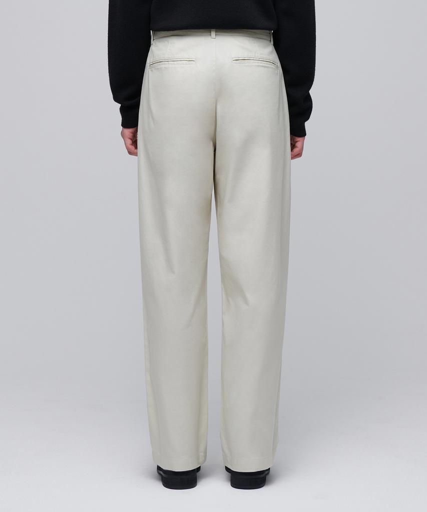 Musinsa Standard Semi-Balloon Belted Chino Pants [Cream]