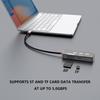 7 in 1 Type C USB3.0 HUB Docking Station USB C to HDTV 4K60Hz PD100W Micro SD Card Reader Adapter Macbook Laptop Phone Converter