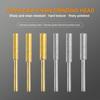 6Pcs/Set Diamond Coated Cylindrical Burr 4/4.8/5.5Mm Chain Saw Grinder Stone Resistant Chain Saw Grinding Carving Grinding Tools