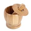 Bamboo Garlic Crusher Artifact Home Garlic Paste Grinder Garlic Crusher Garlic Presser Mortar Garlic Mortar Crusher