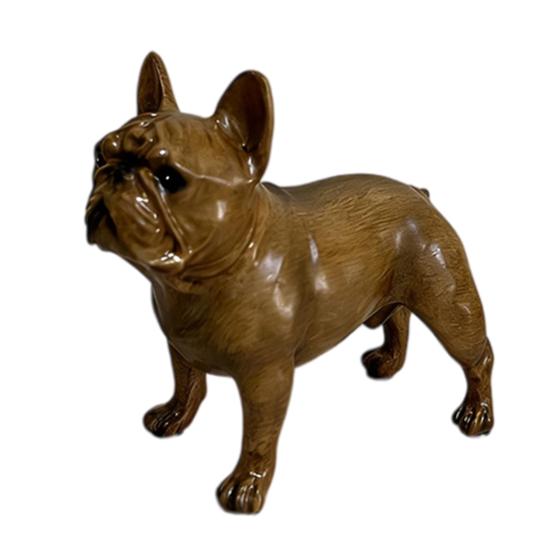

Graffiti French Bulldog Figurine Hand-Painted Artistic Dog Statue Resin Sculpture Living Room Office Home Desk Decoration Ornament