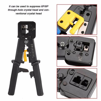 RJ45 Crimper Tool Cat5e  Connector Crimping Tool End Pass Through RJ11/12