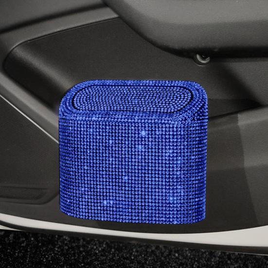 Pratico cestino per auto glitter compatto per raccogliere oggetti