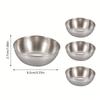 Wutuo Stainless Steel Dipping Sauce Dishes