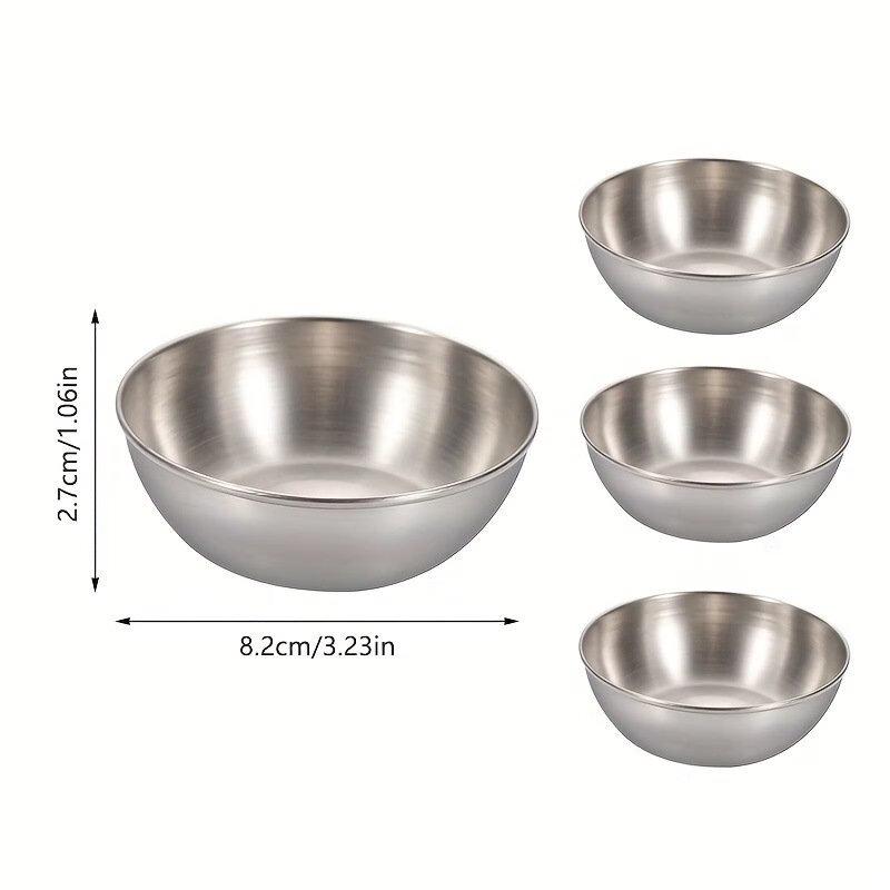 Wutuo Stainless Steel Dipping Sauce Dishes