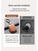 Chery Fengyun A9L Full Coverage Goat Leather Key Case with Protective Buckle
