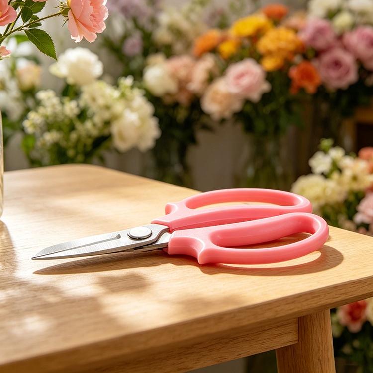 Professional Floral Shears Sharp Flower Trimming Scissors for Garden Bouquet Cutting