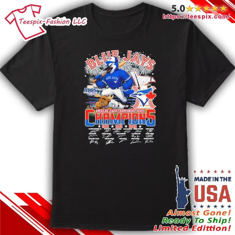 Blue Jays Mascot American League Champions Shirt Unisex T-Shirt M