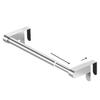 VEHHE Towel Bar, Adjustable Length and Width, Stainless Steel with EVA Foam Pad, Multifunctional, W7 X L26.5-43 X H6cm, Easy Installation (Silver)