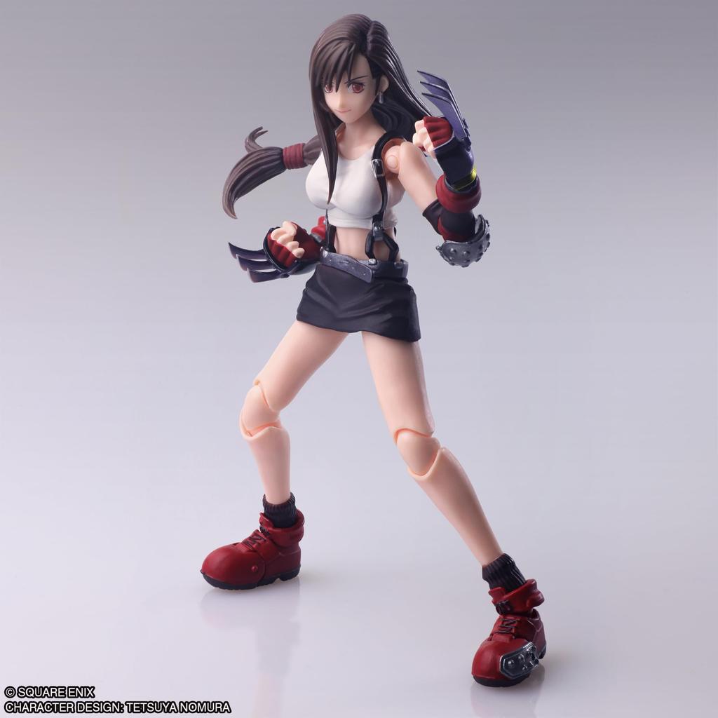 Final Fantasy VII Bring Arts Tifa Lockhart Mithril Klauwen PVC Geschilderd Beweegbaar Figuur Ver.
