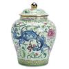 Vintage Ceramic Tea Canister Home Moisture-proof Storage for Candy Nuts and Coffee Beans Desktop Blue and White Porcelain Vase