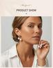 18K Gold Plated Pearl Cherry Earrings, Hypoallergenic Waterproof Stainless Steel, Elegant Jewelry for Women, Cute Fruit Studs