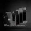 Carbon Fiber Minimalist Slim Wallet Carteira for Men Cartera Tarjetero Hombre RFID Cashback Credit Card Holder Luxury