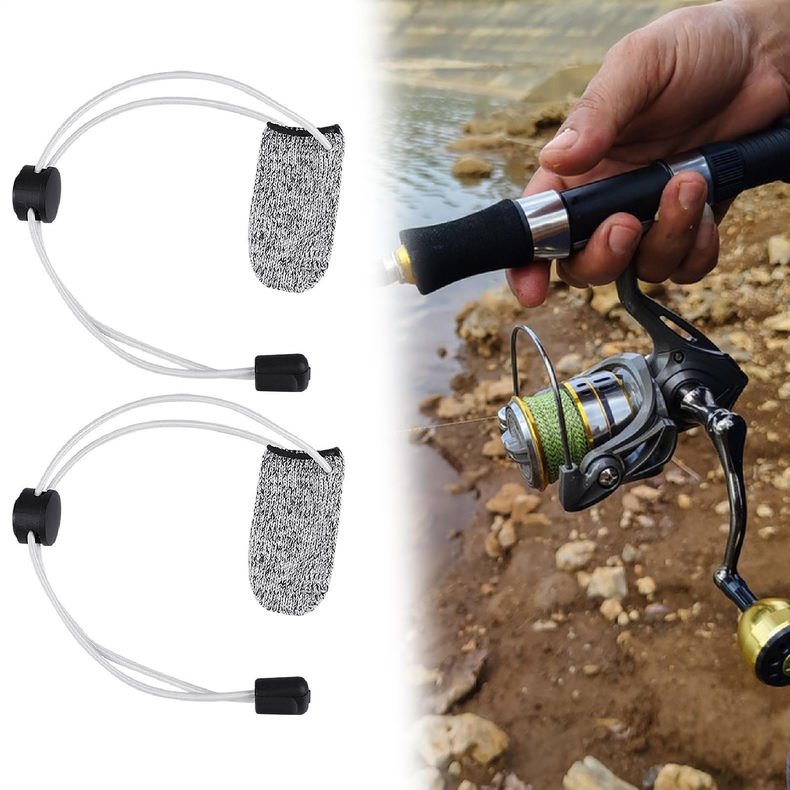 

2 Finger Fishing Gloves for Line Control, Non-Slip, with Index Protection. 30cmx2.8cm