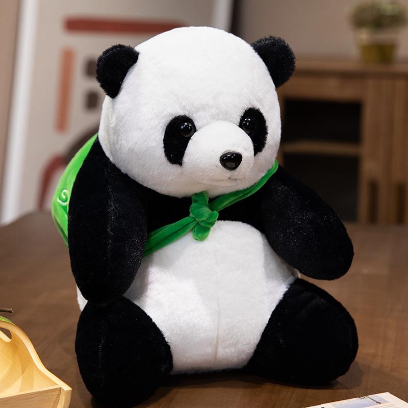 

Cute cute little panda doll plush toy national treasure black and white panda doll children accompany soothing doll 25cm（0.25kg）
