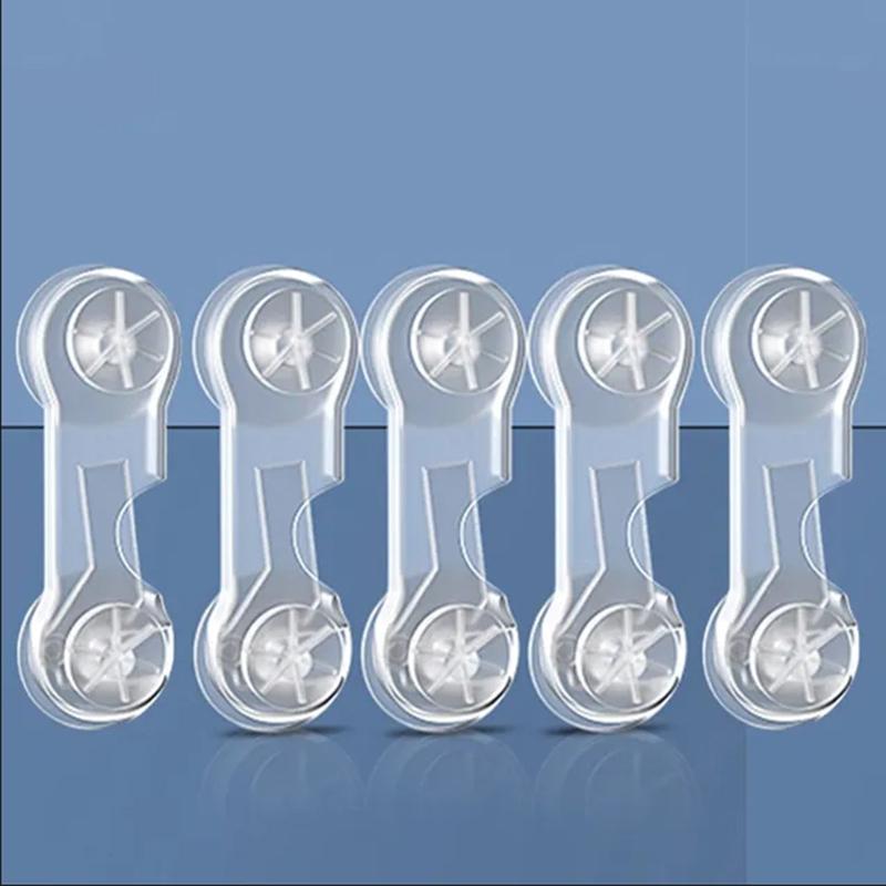 

Protect Children And Babies Drawer Locks Anti-opening Refrigerator Cabinets Anti-pinch Multi-functional Safety Buckles