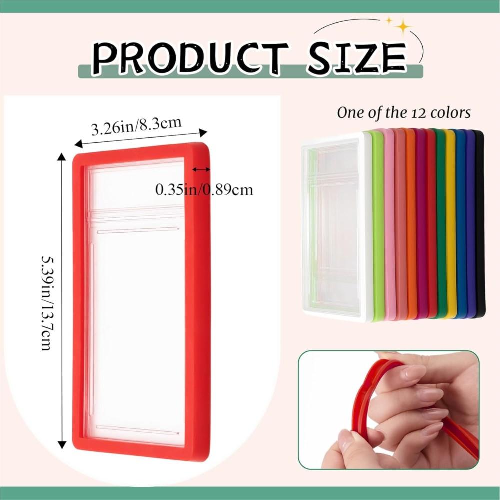 35Pt Psa Bewertete Karte Hülle Gradient Silikon TPU Stoßfänger Hülle Schutz für Sportspiel Pokemon Karte Display Hüllen Skin