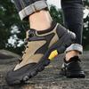 Luxury Brand Outdoor Trekking Leather Shoe Men Soft Waterproof Hiking Climbing Shoe Shoes Quality Leather Hunting Tactical Shoes
