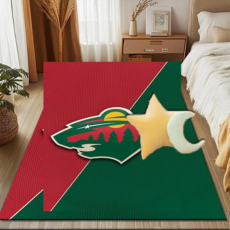 Winnipeg Hockey Team Floor Mat for Living Room, Game Rooms, Office, Bedroom, Office Floor Mat Playful Design, Christmas Fan Gifts