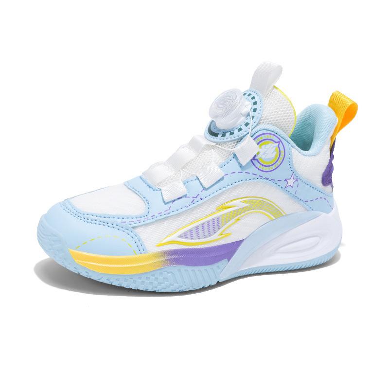 Kinder-Basketballschuhe 2025 neue Schüler tatsächlicher Kampf mittlere und alte Kinder professionelle Mesh atmungsaktive Freizeit-Sportschuhe Putian Schuhe