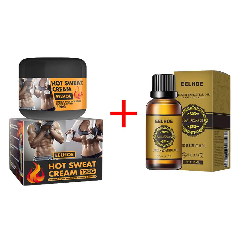 EELHOE Muscle Firming Cream 120g Boosts Workout Results, Sculpts Abs, Reduces Belly Fat, and Firms Skin.