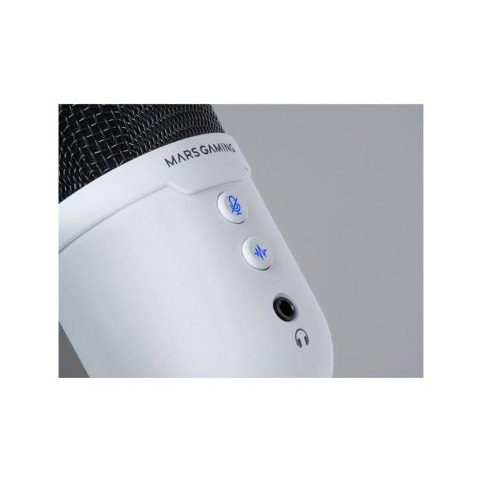 Microphone - MARS GAMING - MMIC-CX - Haute Définition 196kHz/24 Bits - Réduction Bruit ENC - Design Compact ARGB