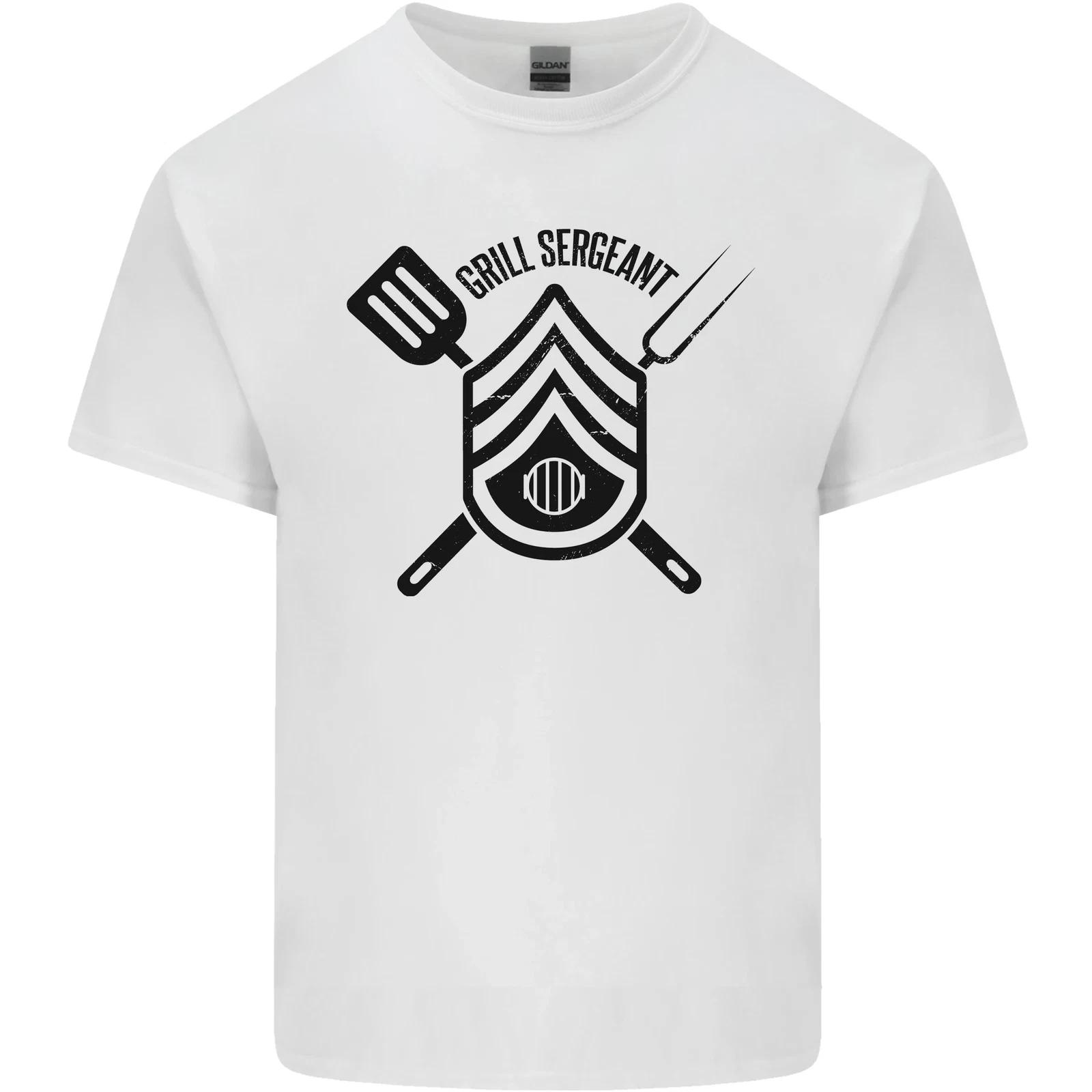 BBQ Grill Sergeant Chef Cook Food Funny Kids T-Shirt Childrens 3XL
