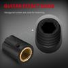 10pcs Black Davies 1900h Clone Guitar Effect Pedal Knob 1/4 Shaft Set Screw for Amplifier Amp Boss Volume Control