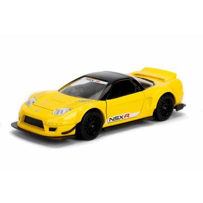 1/32 Scale 2002 NSX Wide Body Hard Top, Yellow Diecast Model Toy Car
