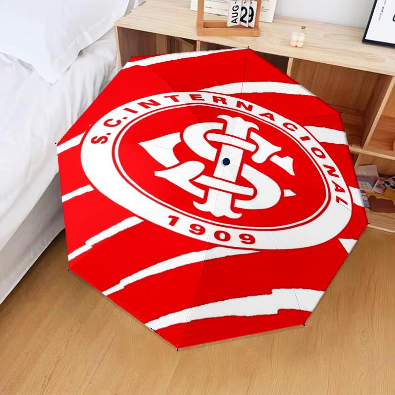 1PC SC Internacional1 Printed Umbrella Folding Umbrella, Automatic Umbrella 8-Frame for Travel, Camping Fan Gifts Christmas Gifts