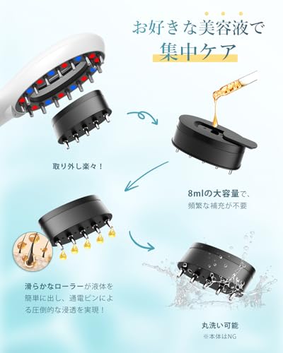 [New for Winter 2025] Tibnozt Electric Facial Lift Brush, Scalp Brush, Electric EMS RF EP, 3D Vibration, 2-Color LED, Negative Ions, Large Capacity Li