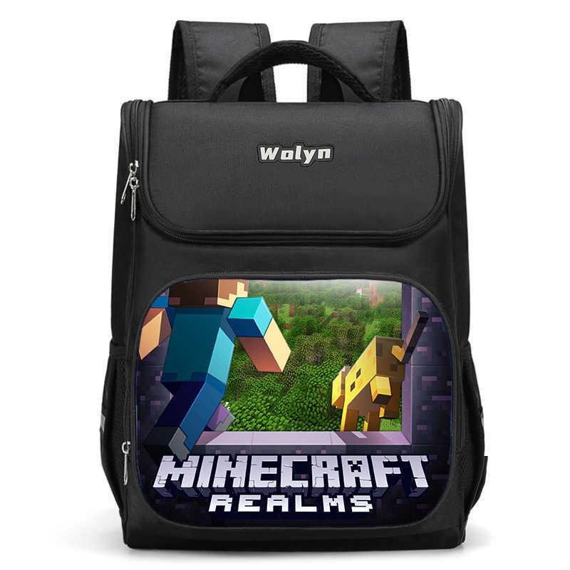 Mochila Escolar 3D Ligera de Gran Capacidad Para Niños Unisex Bolsa de Tela Oxford