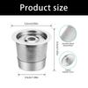 Stainless Steel Coffee Capsuled Cup Reusable Cup Pods Coffee Filters Refillable Coffee Pods Capsuled Hardware Cup