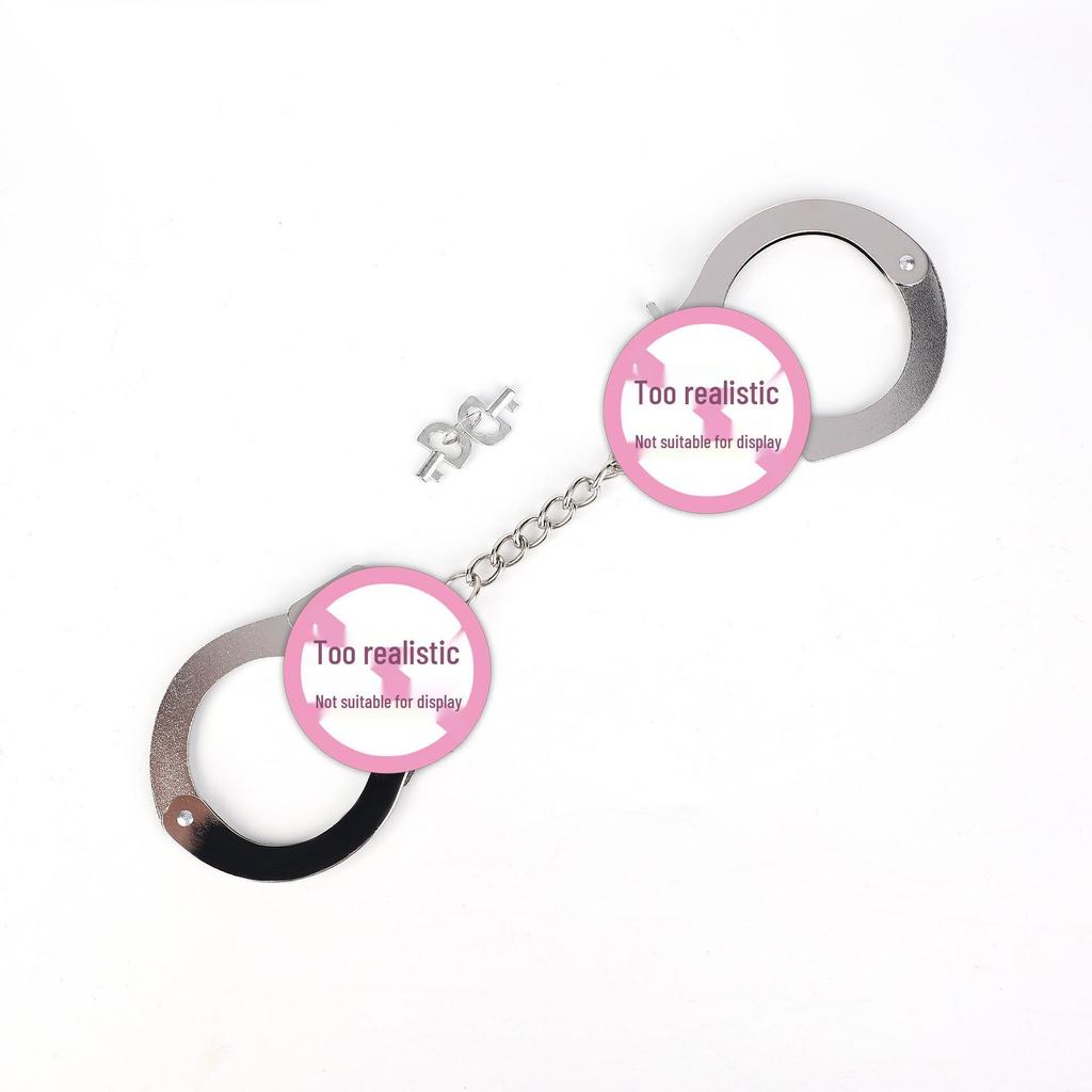 Enhanced Metal Handcuffs with Keys for Women - Sensual Toys for Couples