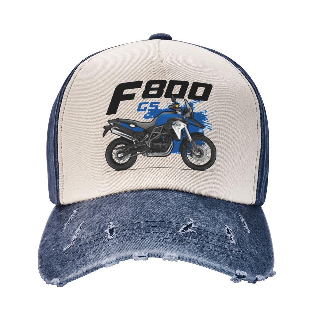 Móda F800 GS Adventure Bike Motocyklové Baseballové Čepice Unisex Dámská Odřená Džínová Sluneční Čepice F 800 Moto Měkké Čepice