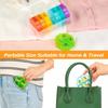Portable Travel Weekly Pill Organizer Box Case 4 Times A Day 28 Extra Large Compartments Organizer Container for Vitamin Fishoil