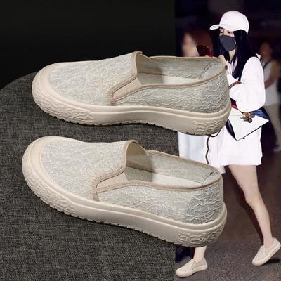 Fisherman Thick-soled Lazy Slip-on New Summer Small Fragrant Mesh Breathable Women's Shoes
