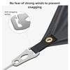 2Pcs Adjustable Tent Wind Rope Buckle Quick Knot Buckle Rope Carabiner Clip  Camping