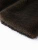 Women's Medium To Long Faux Fur Jacket Women's Collar Warm Fur Coat Brown 2025 New Collection